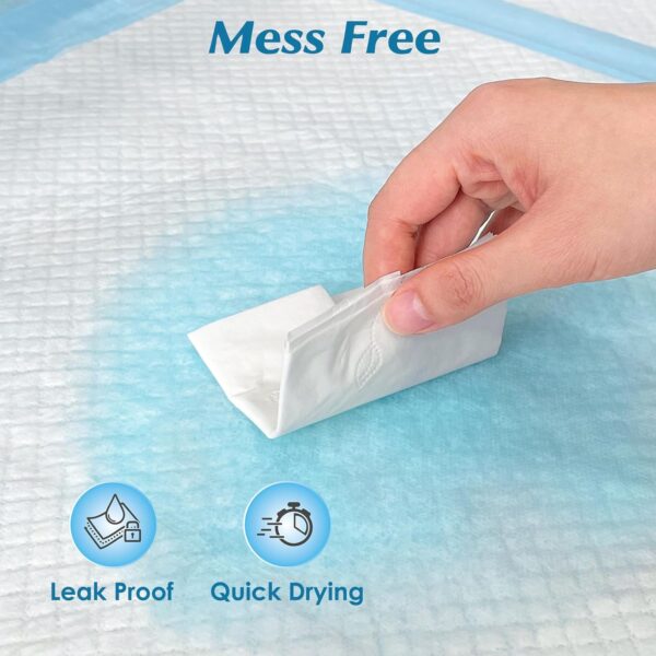 50 Count Super Absorbency Disposable Underpads, Leakproof Quick Drying Disposable Pads for Baby, Puppy and Adults, Disposable Changing Pads for Baby, Disposable Diaper Changing...