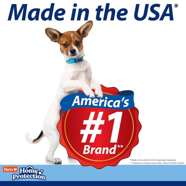 Hartz Home Protection Unscented USA Made Dog Pads, 50 count, Super Absorbent & Won't Leak, Odor Eliminating