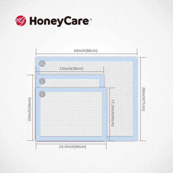 Honey Care All-Absorb, Small 17.5" x 23.5", 120 Count, Dog and Puppy Training Pads, Ultra Absorbent and Odor Eliminating, Leak-Proof 5-Layer Potty Training Pads with Quick-Dry...