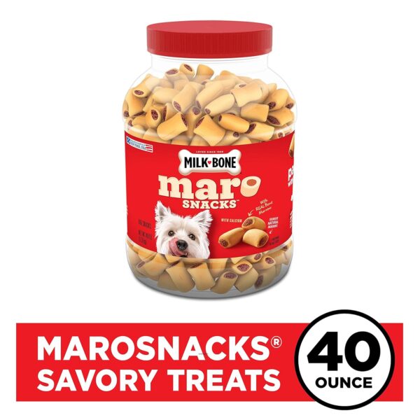 Milk-Bone MaroSnacks Small Dog Treats With Bone Marrow, 40 Ounce Container