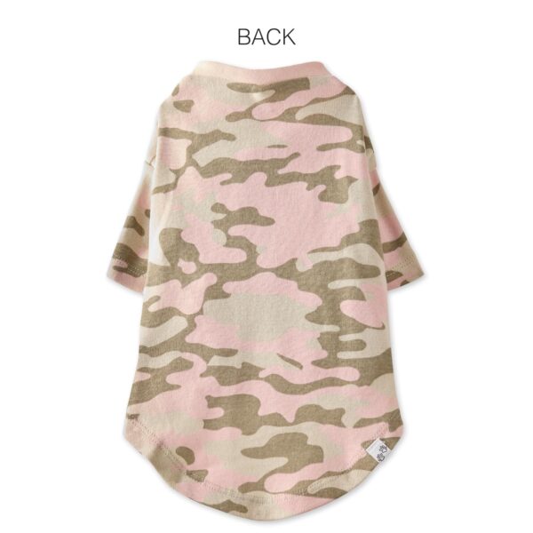Multipack 100% Organic Cotton Dog Short Sleeve T-Shirt Pet Tees for All Breeds, Camo-Pink, Small