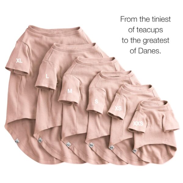 Multipack 100% Organic Cotton Dog Short Sleeve T-Shirt Pet Tees for All Breeds, Camo-Pink, Small